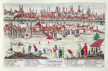 Vue panoramique de Constantinople